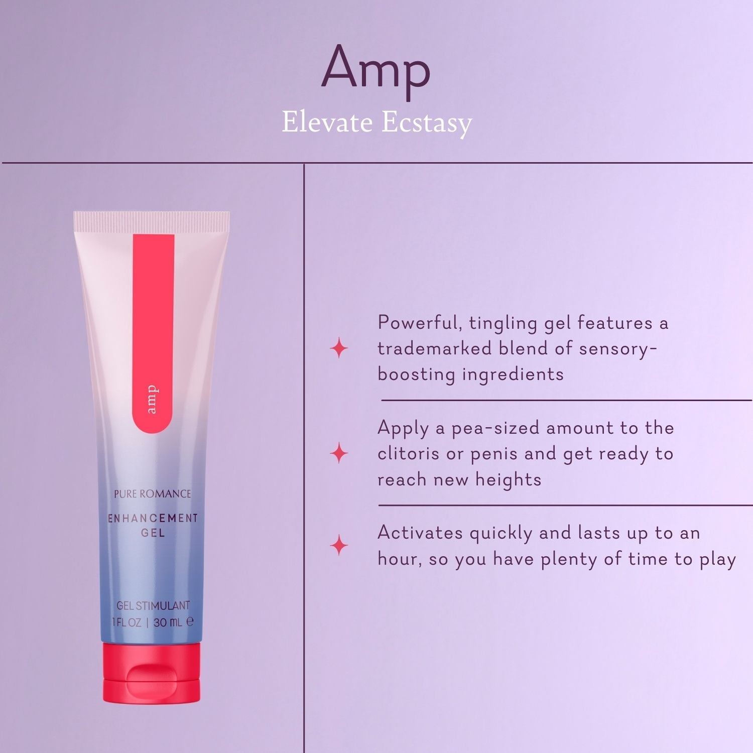 Amp - Enhancement Gel | Pure Romance by Patty Gmach